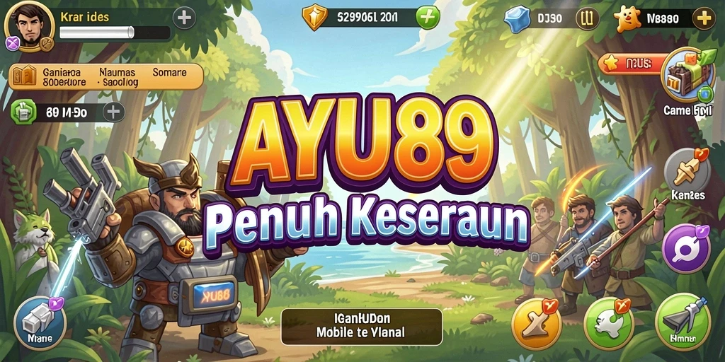 Screenshot gameplay AYU89 yang menunjukkan aksi Idle yang seru.
