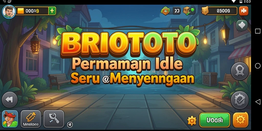 Tampilan gameplay BRIOTOTO yang menarik dan penuh warna.