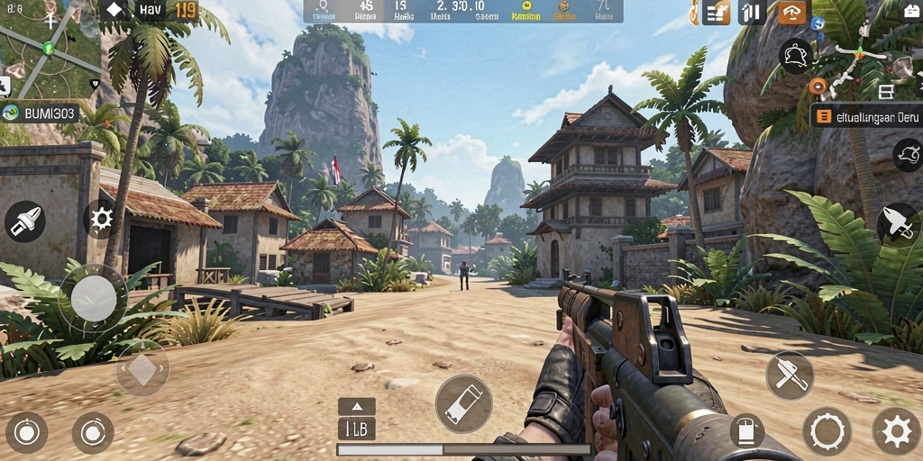 Gameplay seru dan menantang di BUMI303.