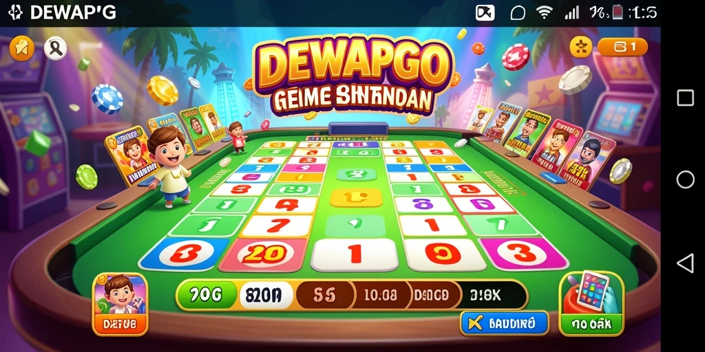 Tampilan gameplay seru DEWAPG dalam permainan Bingo.