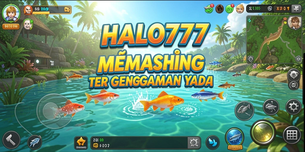 Tampilan menarik dari gameplay HALO777 yang menampilkan momen memancing.