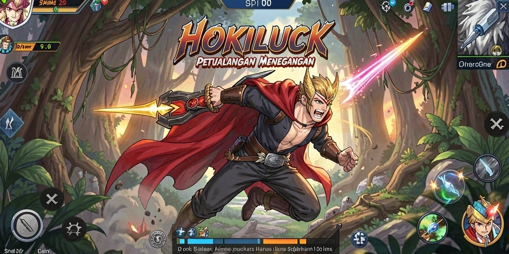 Tampilan gameplay HOKILUCK yang seru dan penuh aksi.