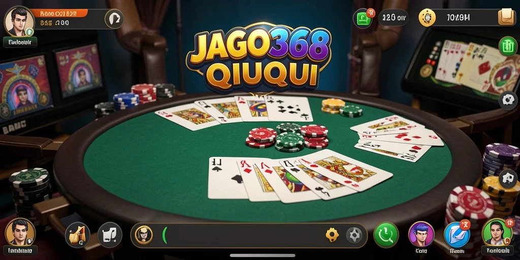Screenshot utama JAGO368 menampilkan gameplay seru QiuQiu.