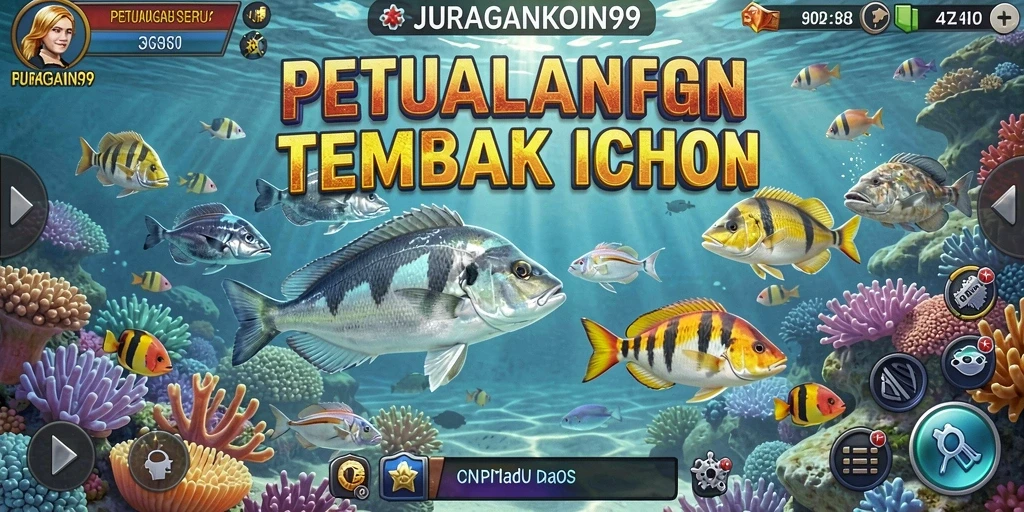 Gameplay seru Tembak Ikan di JURAGANKOIN99.