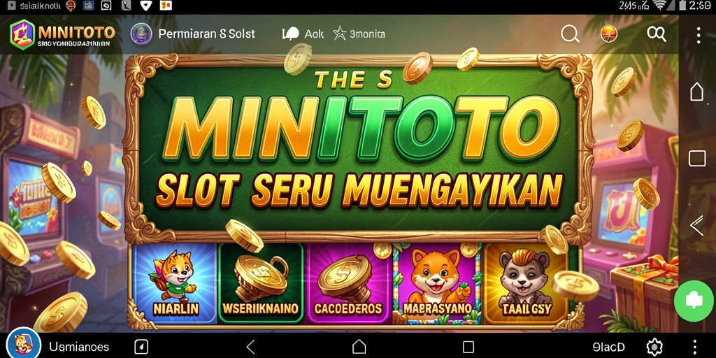 Gameplay Slot MINITOTO yang menarik dan menegangkan.