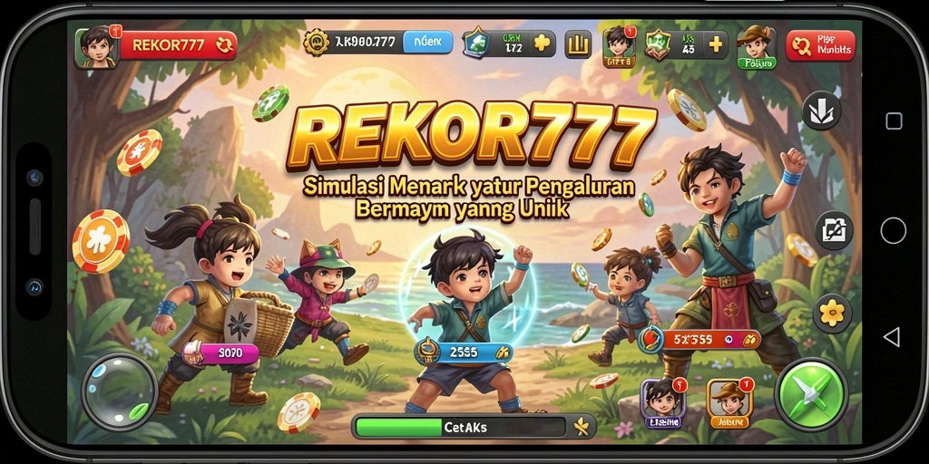 Tampilan gameplay menarik dan realistik dalam REKOR777.