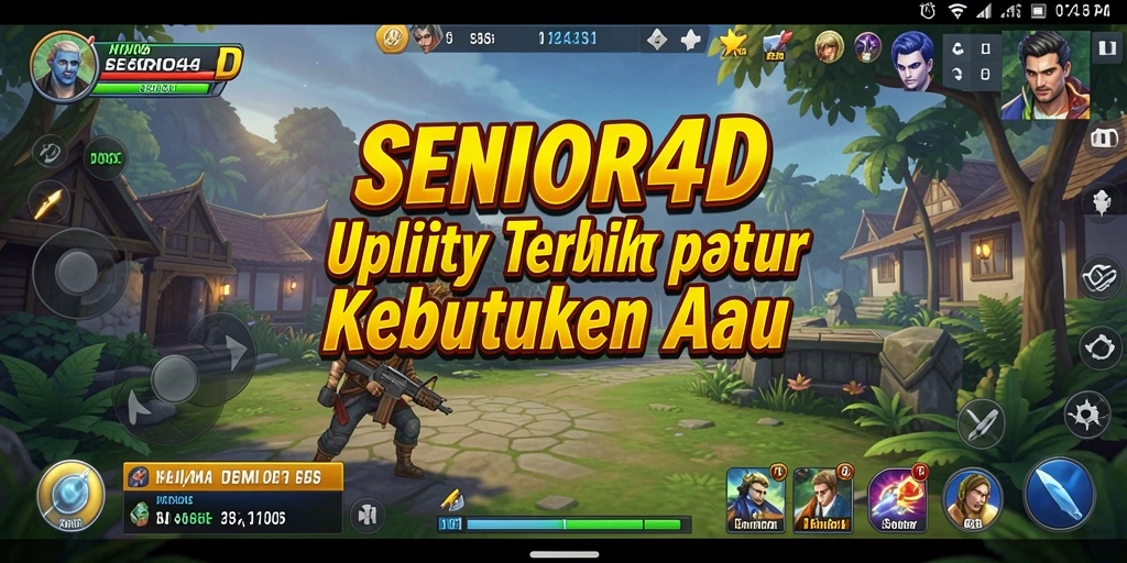 Tampilan screenshot utama SENIOR4D yang menunjukkan fitur pengingat dan manajemen tugas.