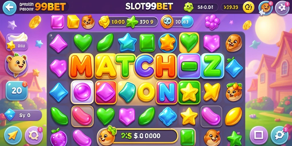 Tampilan gameplay <strong>SLOT99BET</strong> yang penuh warna dan seru.