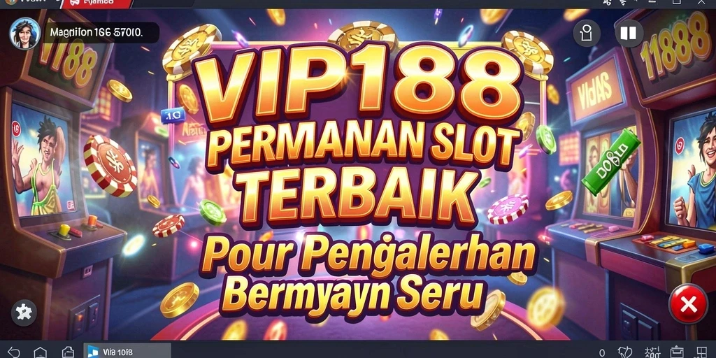 Tampilan gameplay Slot yang menarik dan penuh warna di VIP188.