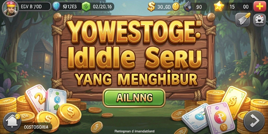 Screenshot gameplay YOWESTOGEL menampilkan suasana santai dan karakter yang berinteraksi.