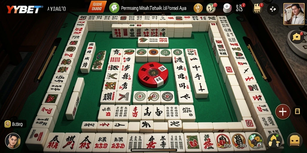 Screenshot gameplay YYBET menunjukkan aksi seru dalam permainan Mahjong.