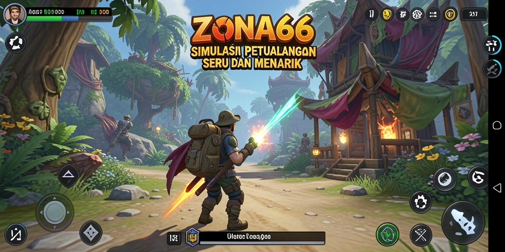 Tampilan gameplay ZONA66 dengan simulasi yang imersif dan grafis menakjubkan.